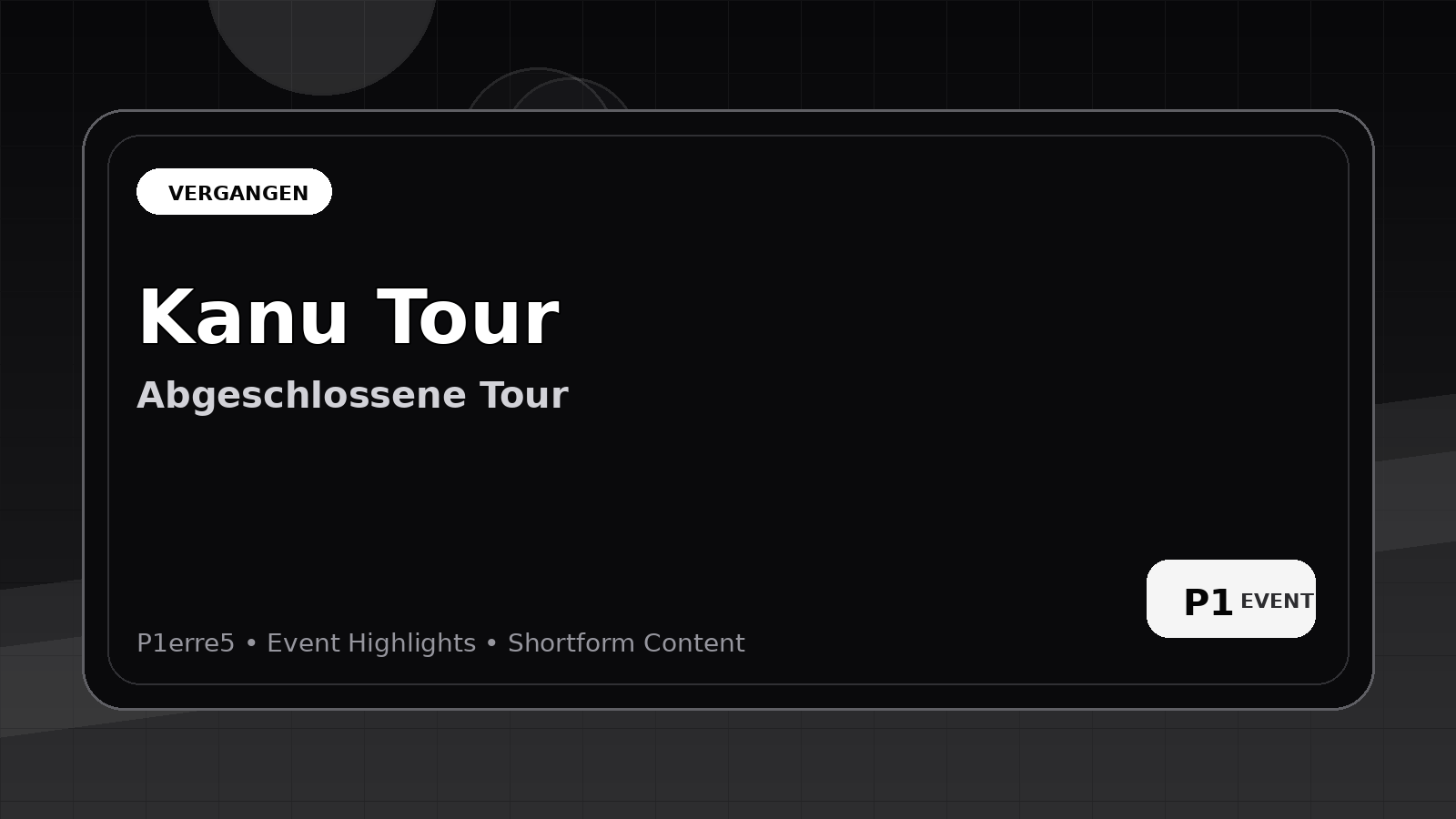 Kanu Tour Banner