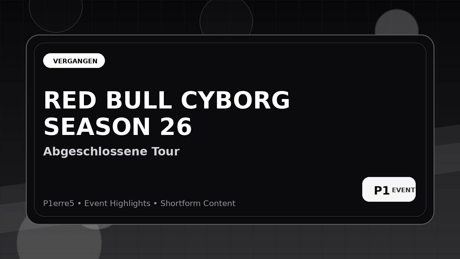 RED BULL CYBORG SEASON 26 Banner