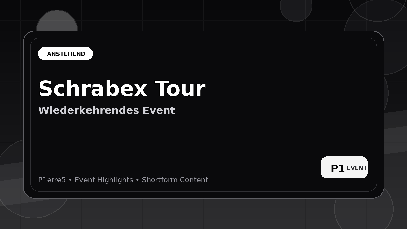 Schrabex Tour Banner