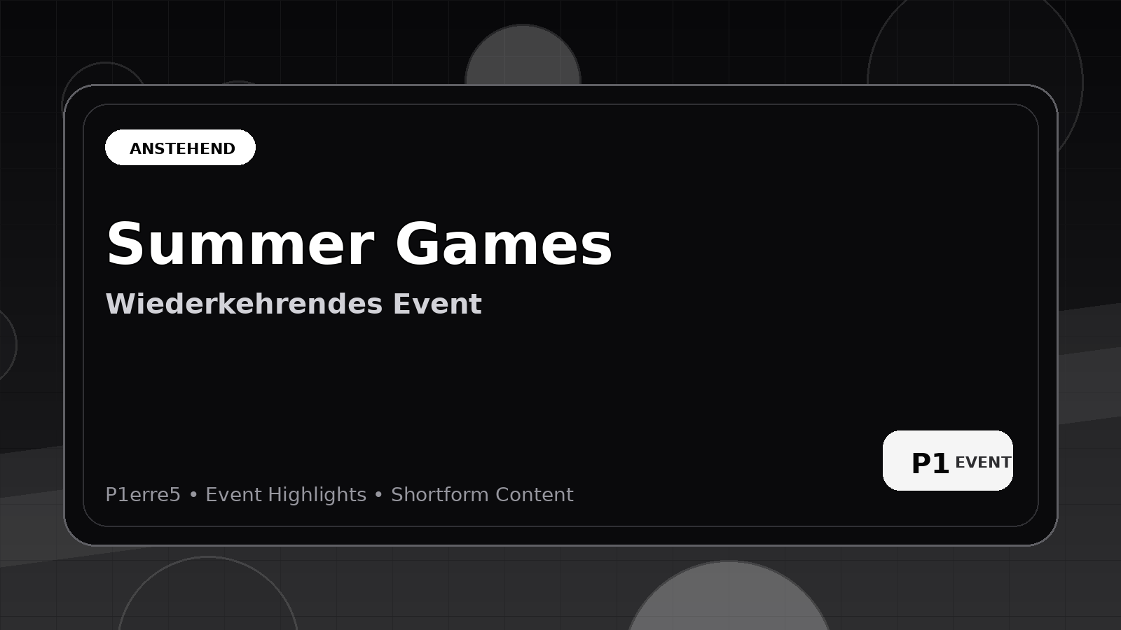 Summer Games Banner